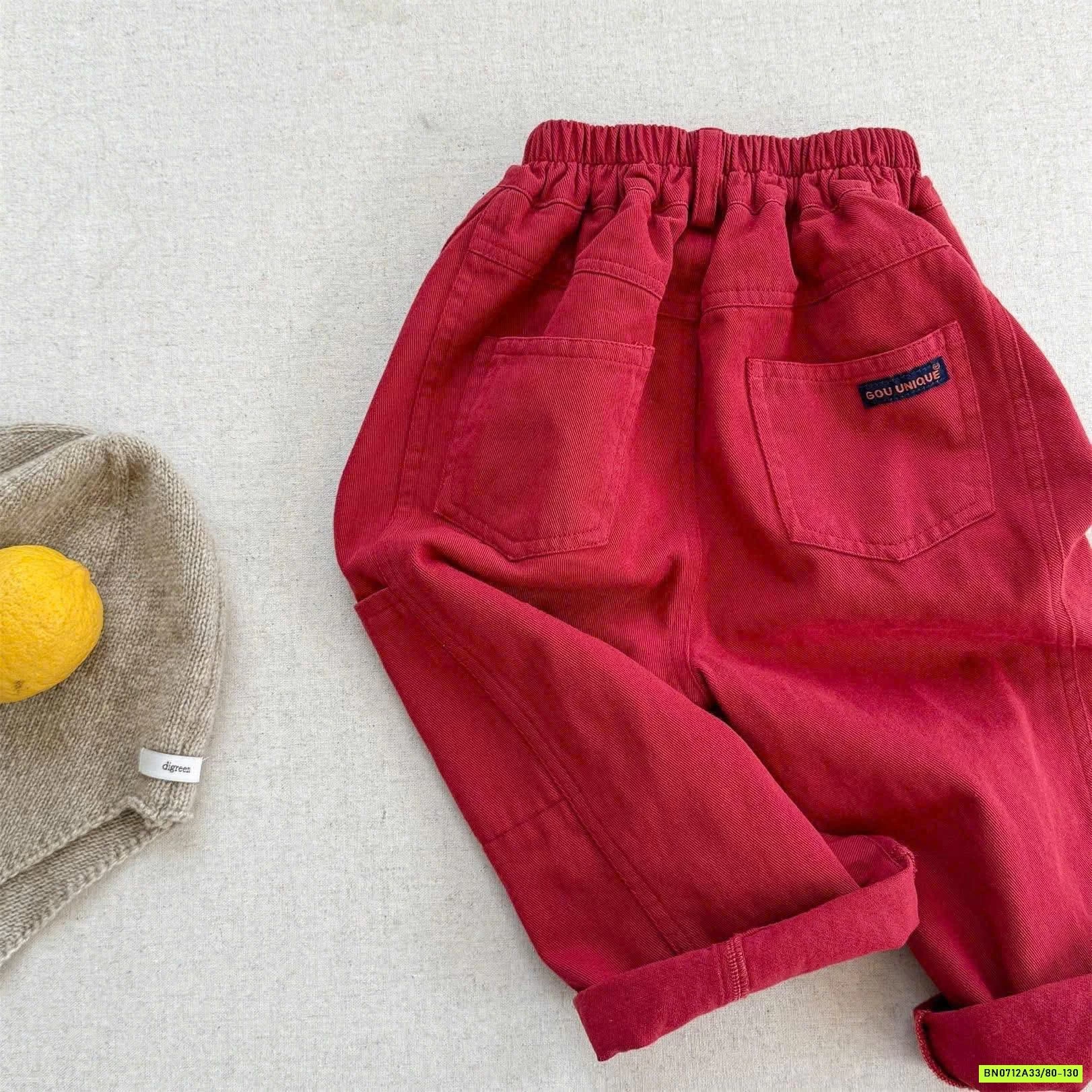 BAGGY KAKI CẠP CHUN ADBABY