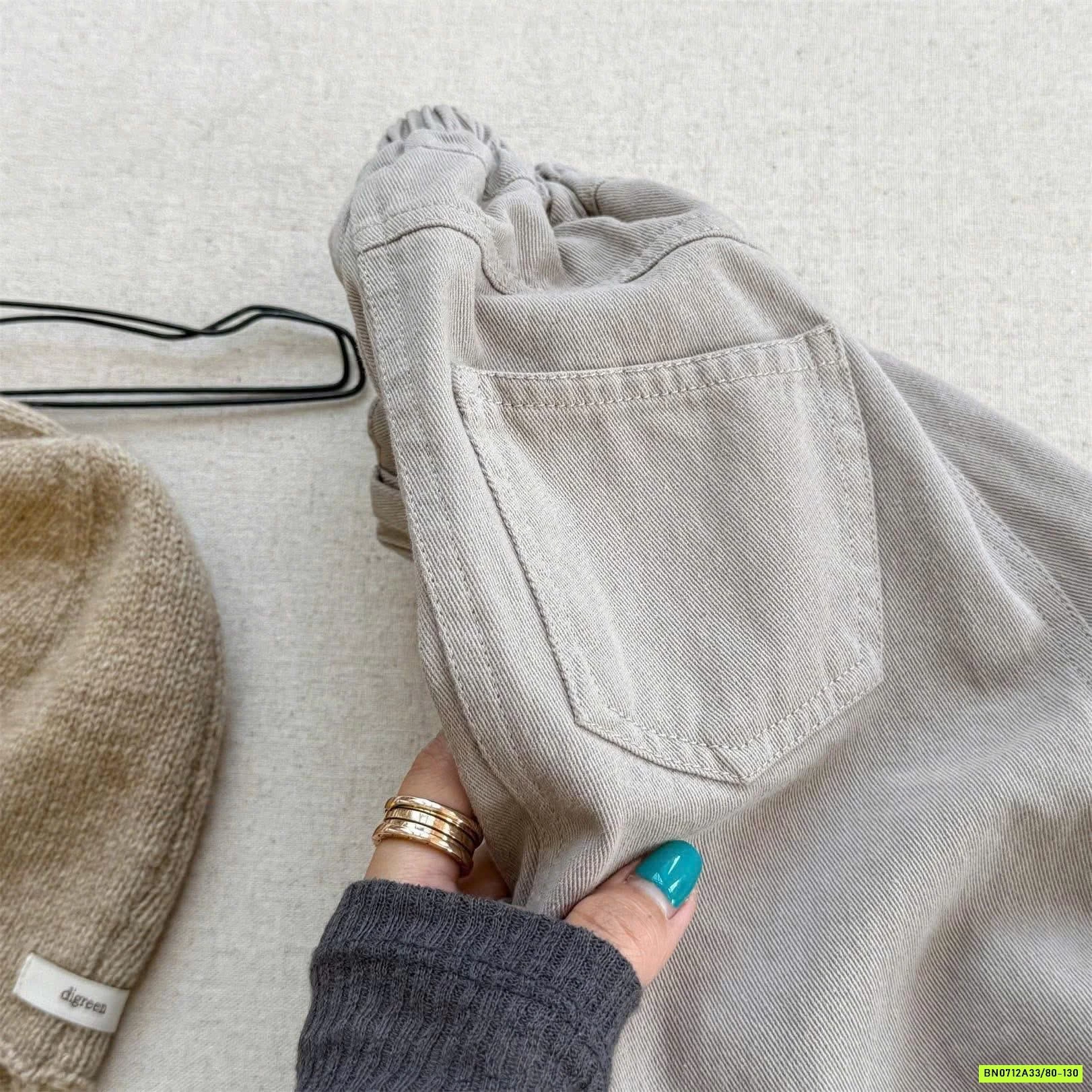 BAGGY KAKI CẠP CHUN ADBABY