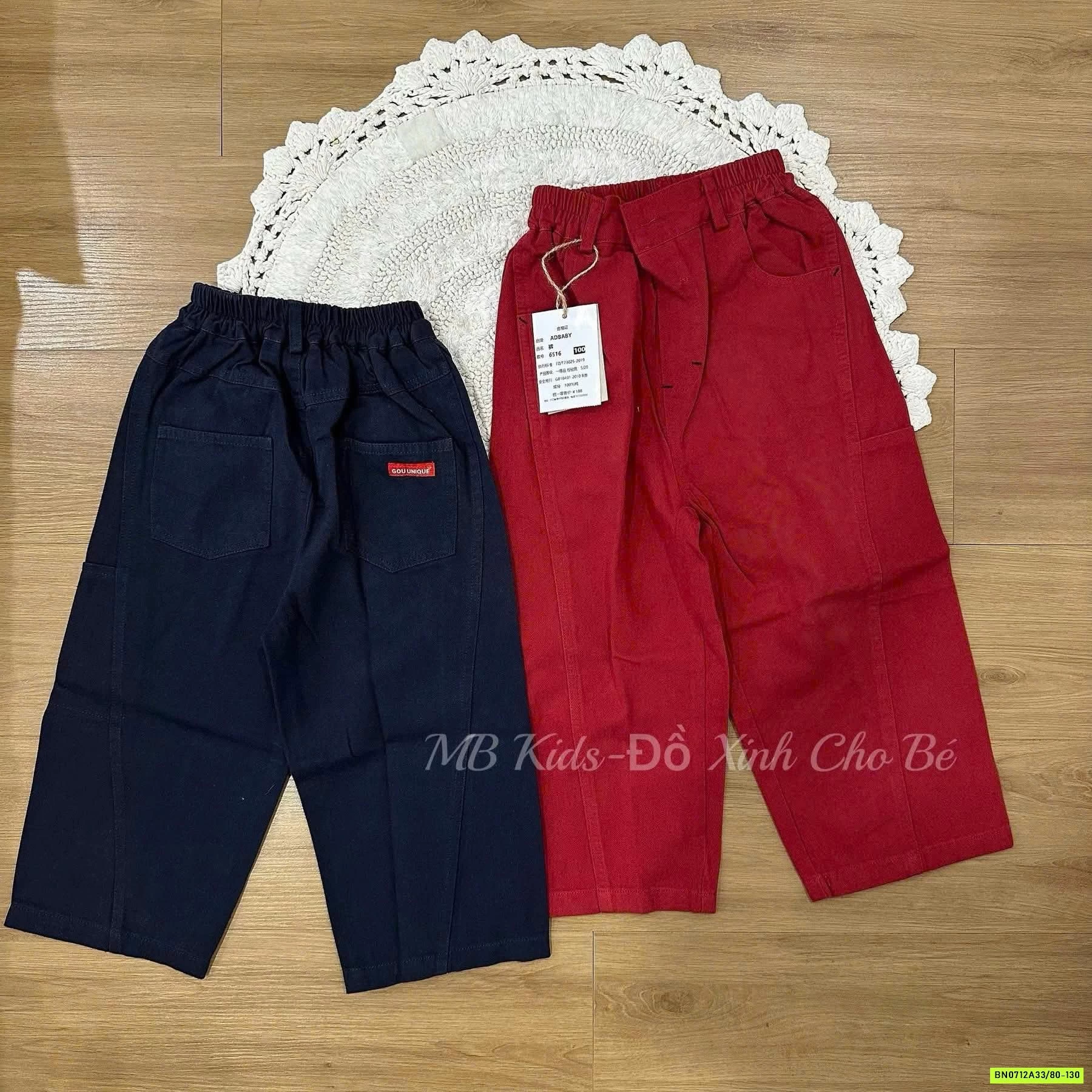 BAGGY KAKI CẠP CHUN ADBABY