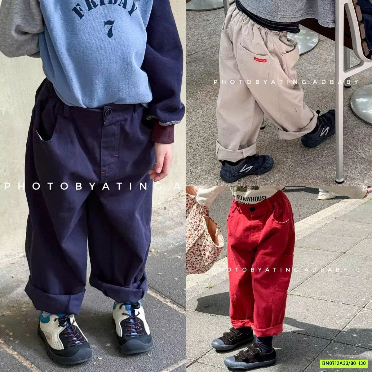 BAGGY KAKI CẠP CHUN ADBABY