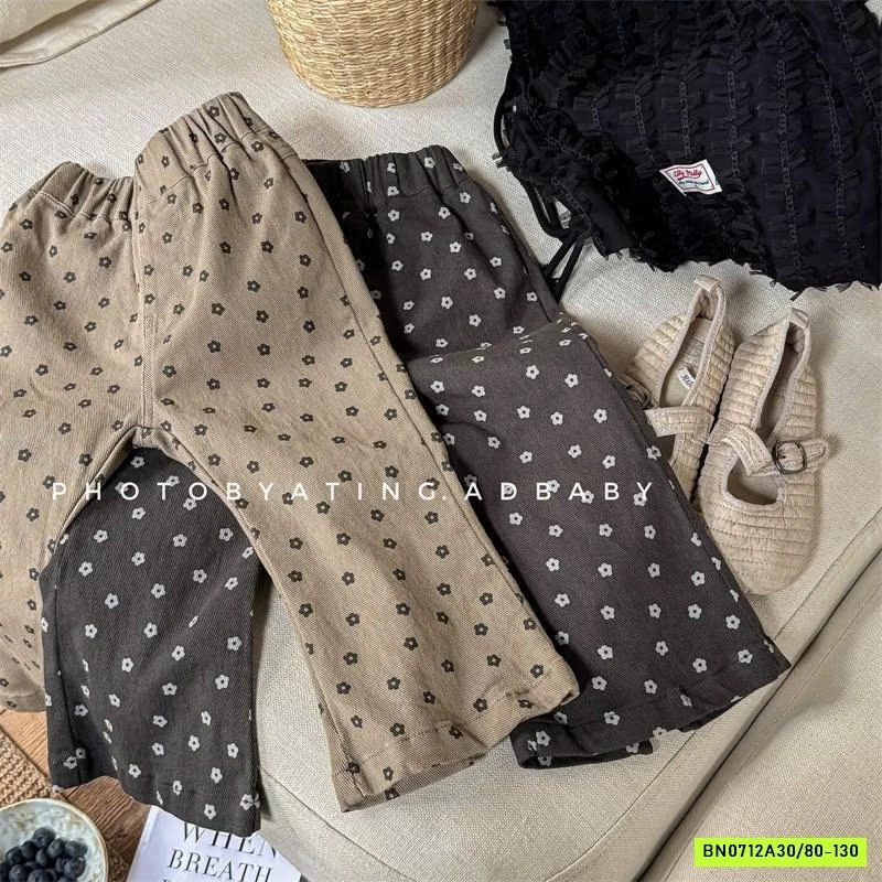 QUẦN KAKI LOE HOA NHÍ ADBABY