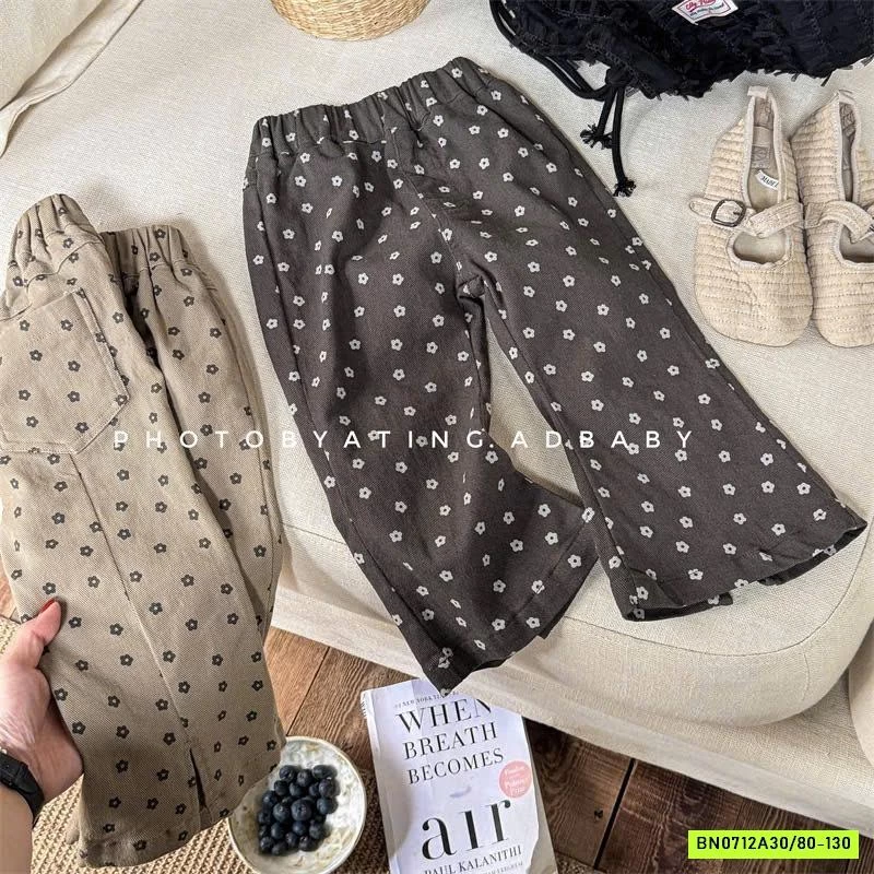 QUẦN KAKI LOE HOA NHÍ ADBABY