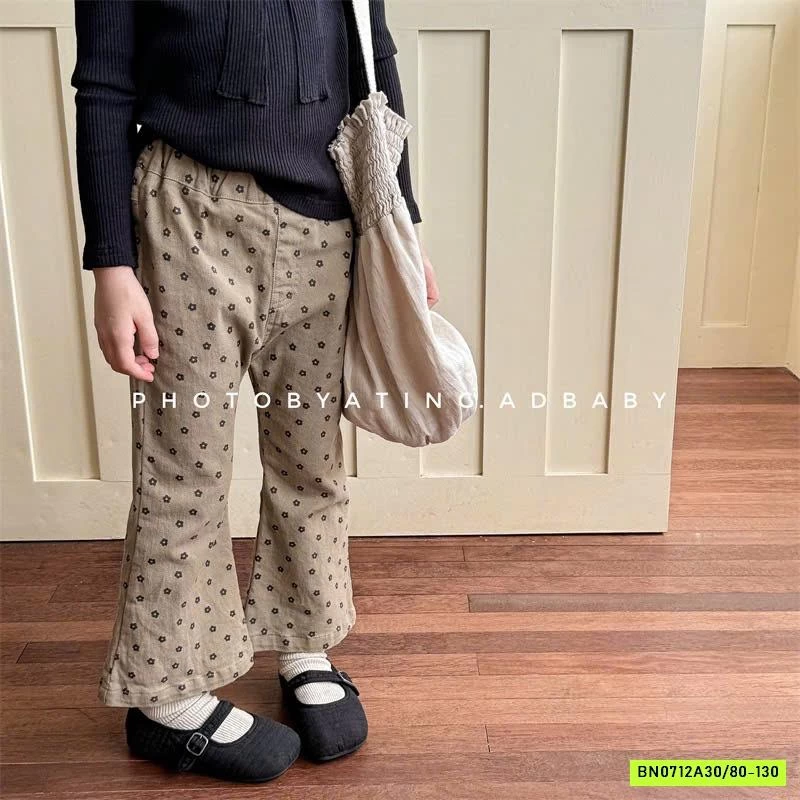 QUẦN KAKI LOE HOA NHÍ ADBABY