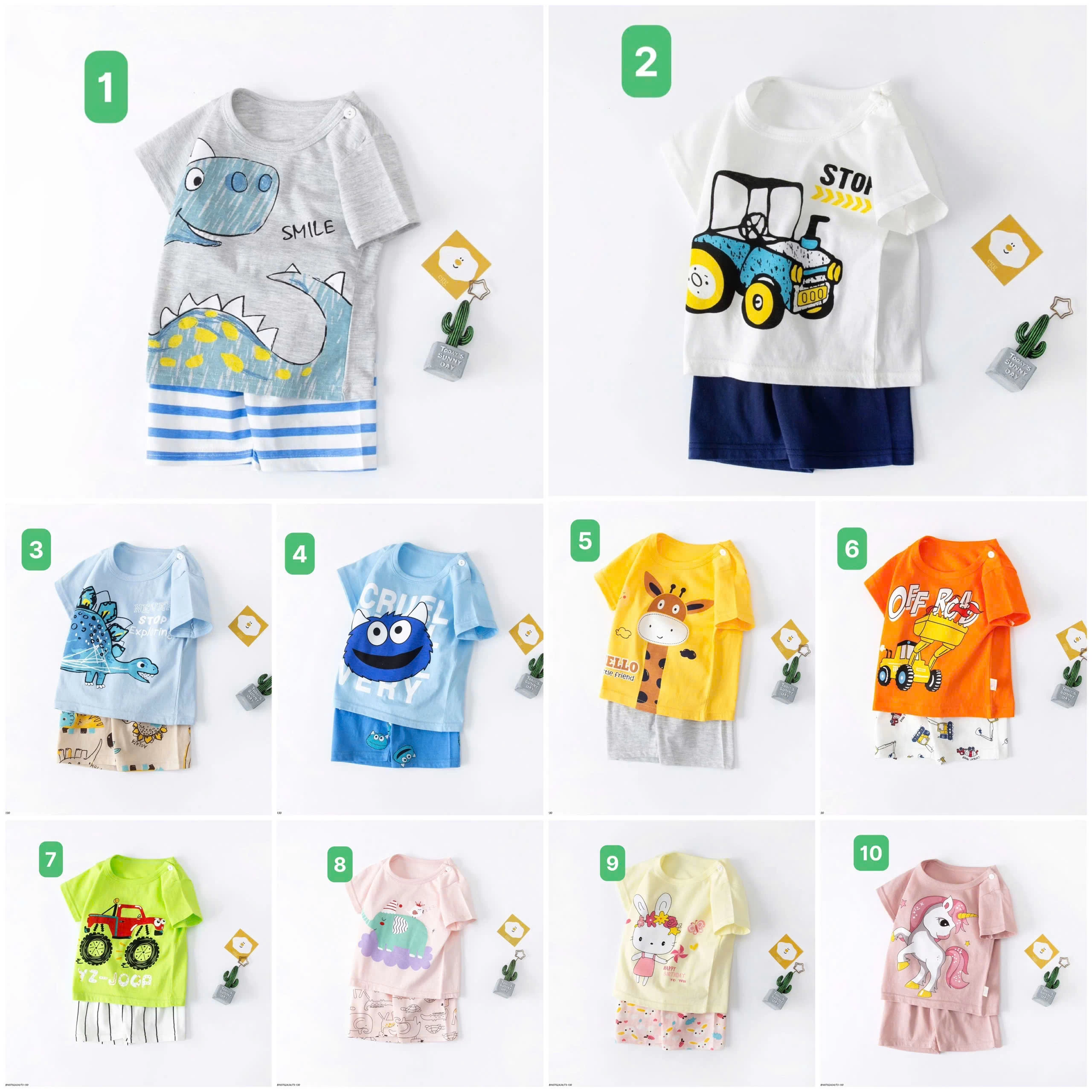 BỘ COTTON HOẠT HÌNH