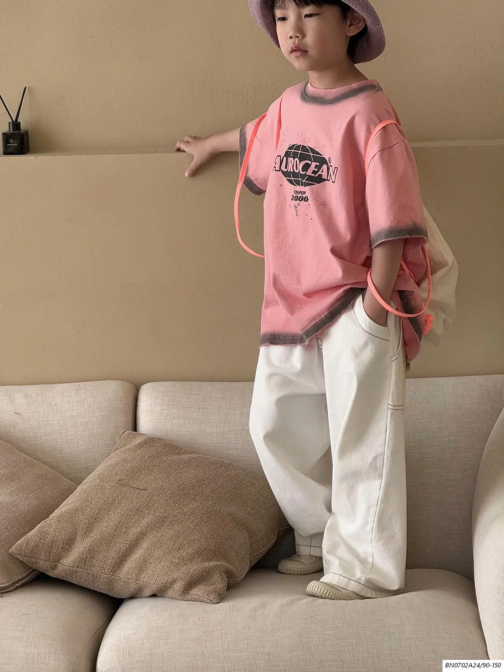 ÁO THUN HỒNG AUROCEAN