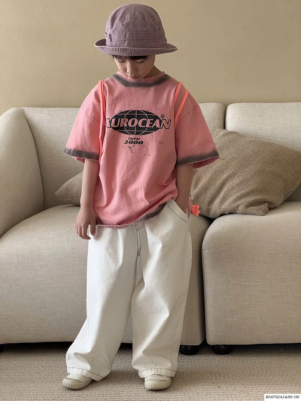 ÁO THUN HỒNG AUROCEAN