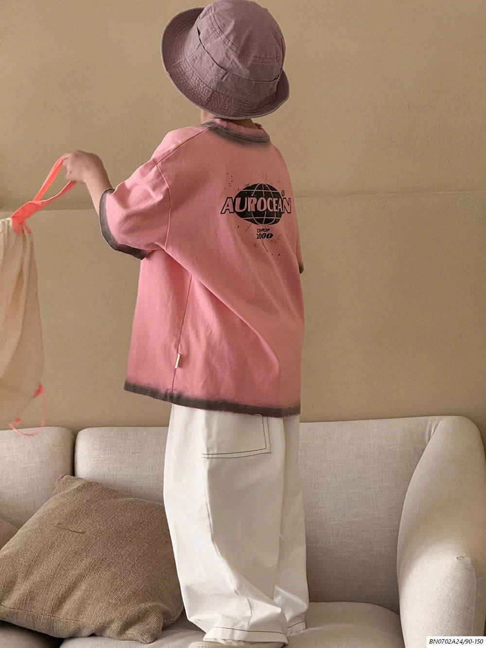 ÁO THUN HỒNG AUROCEAN