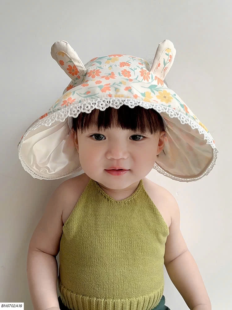 MŨ CHỐNG NẮNG HOA NHÍ