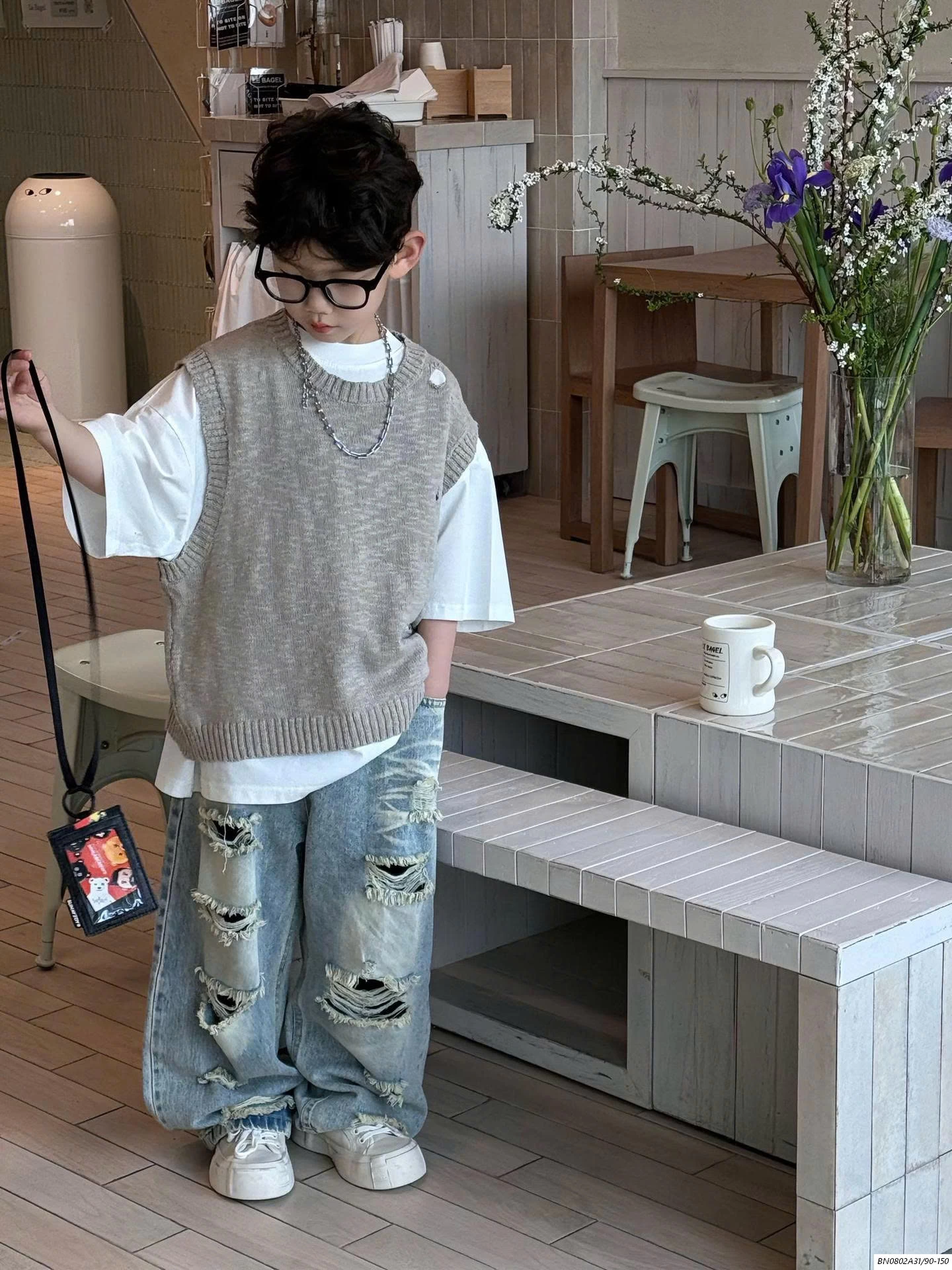 JEANS SUÔNG RÁCH XUẤT HÀN