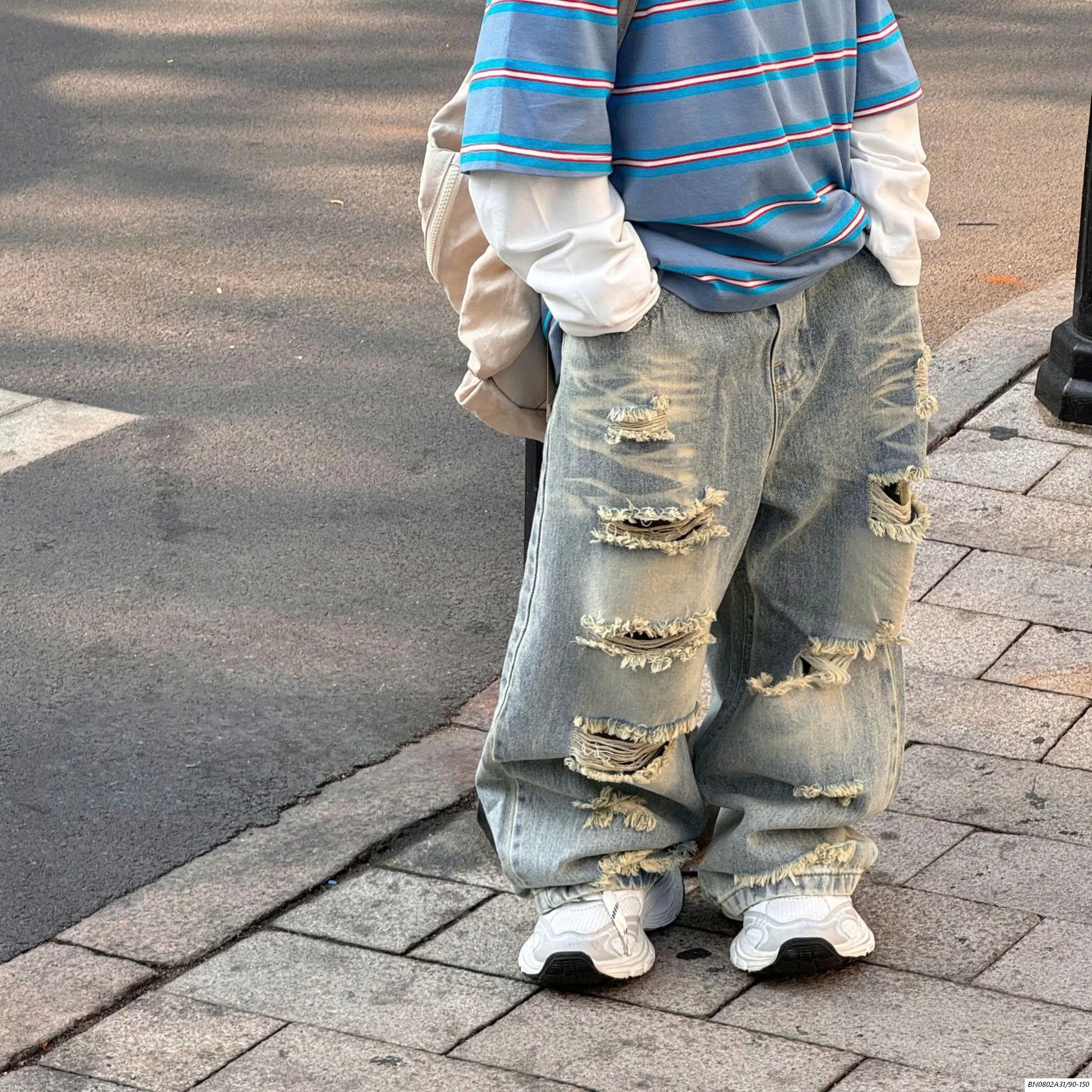 JEANS SUÔNG RÁCH XUẤT HÀN