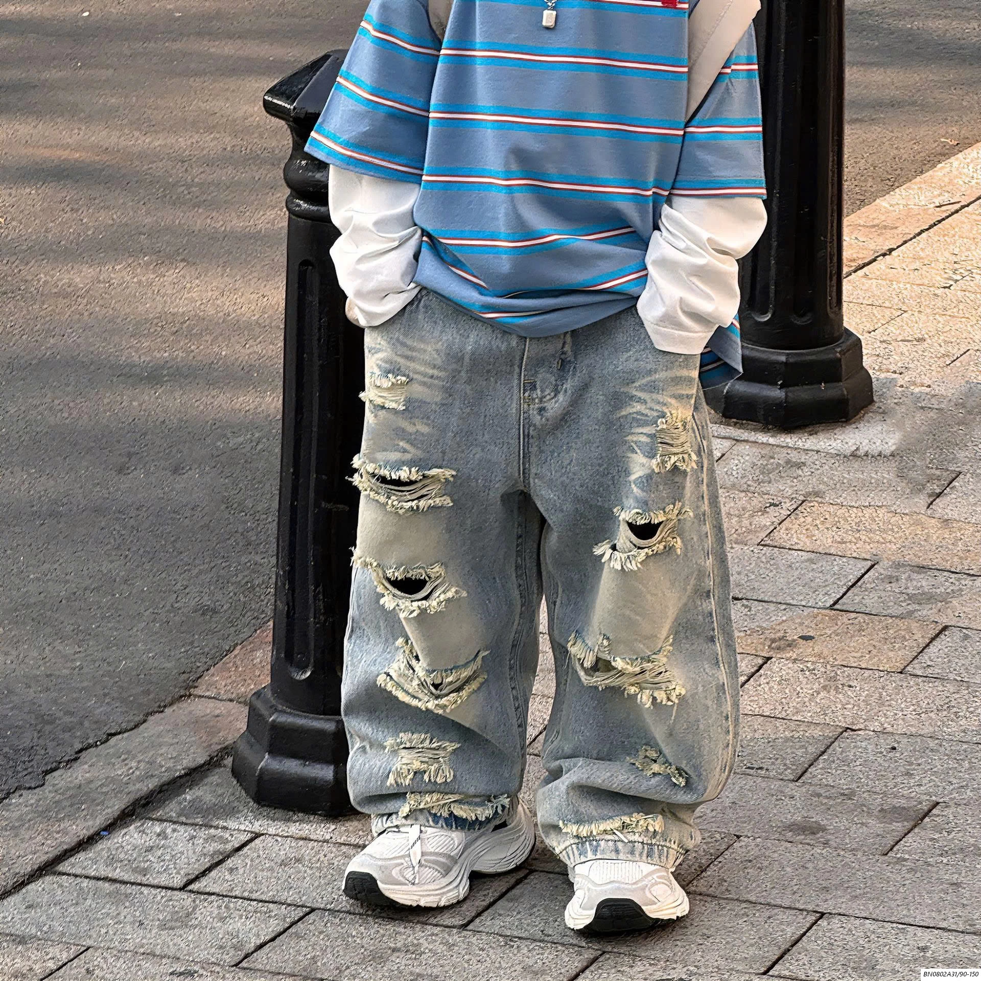 JEANS SUÔNG RÁCH XUẤT HÀN