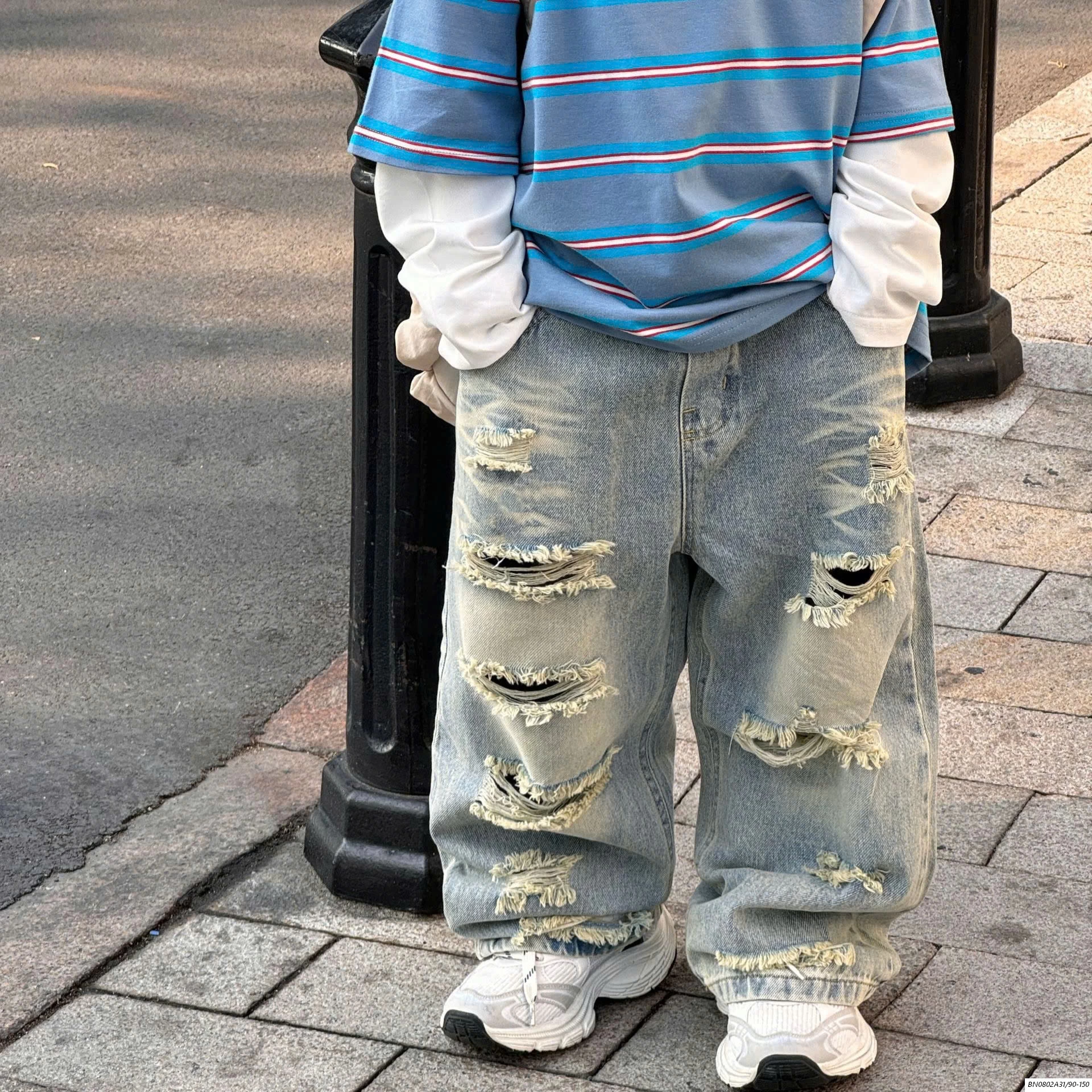 JEANS SUÔNG RÁCH XUẤT HÀN