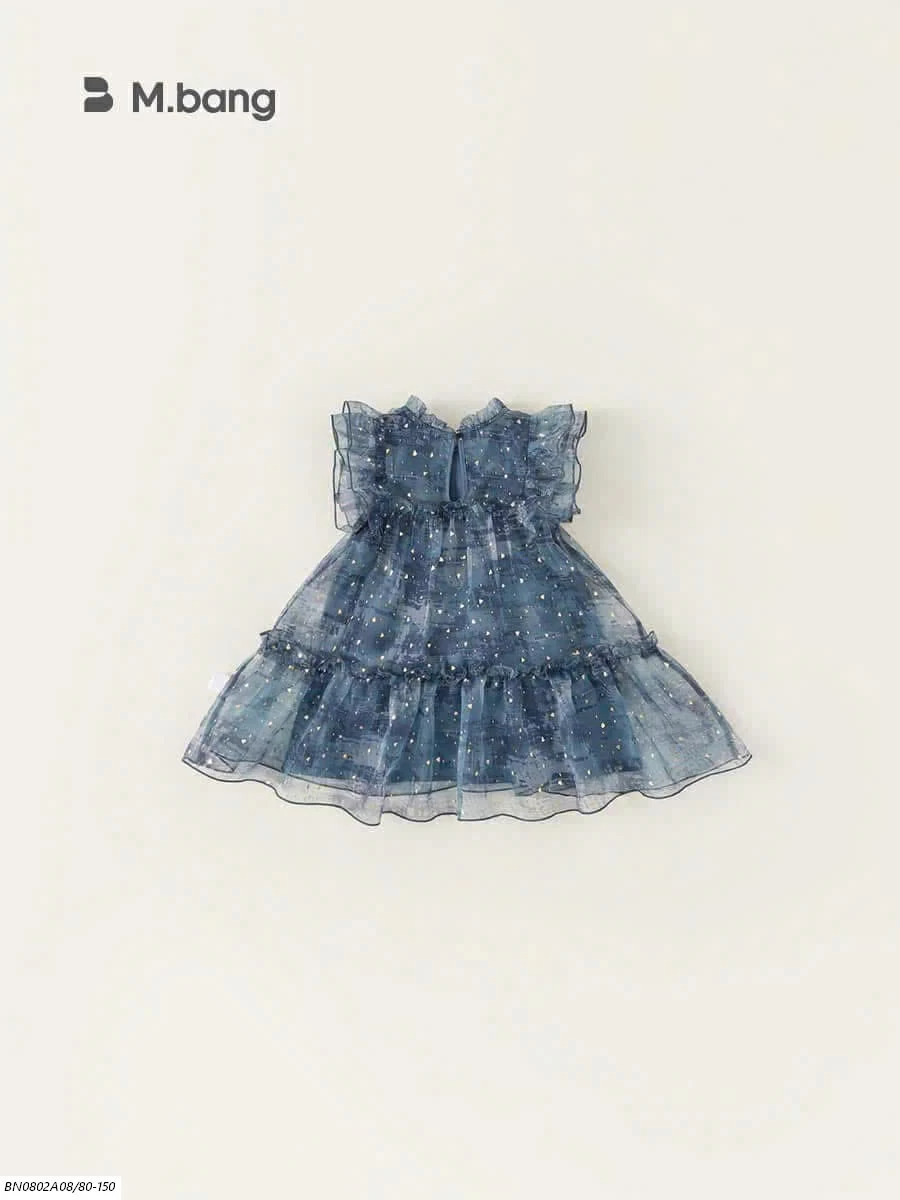 ĐẦM VOAN CÁNH TIÊN XANH M.BANG