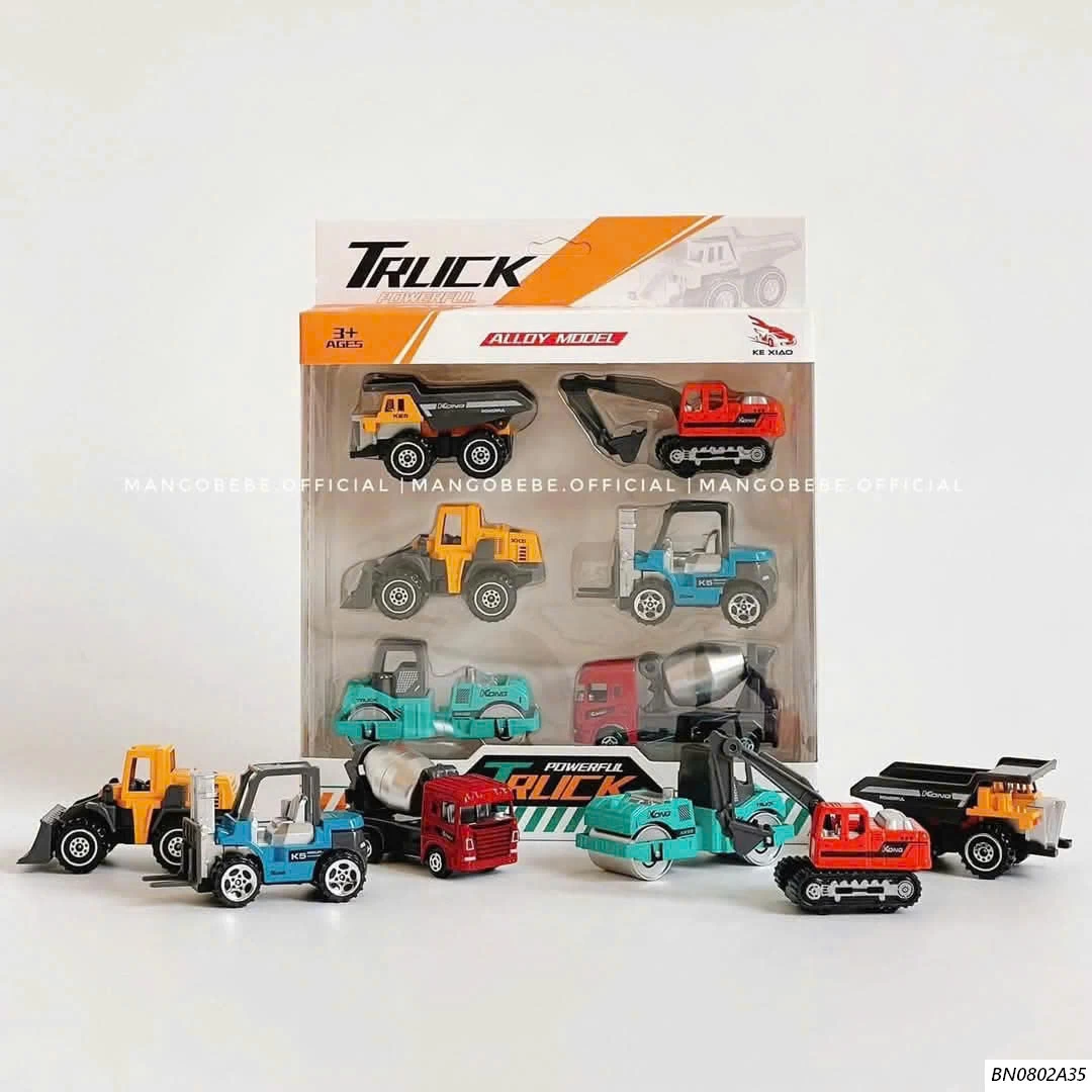 SÉT 6 XE ĐỒ CHƠI CÔNG TRƯỜNG VHO BÉ