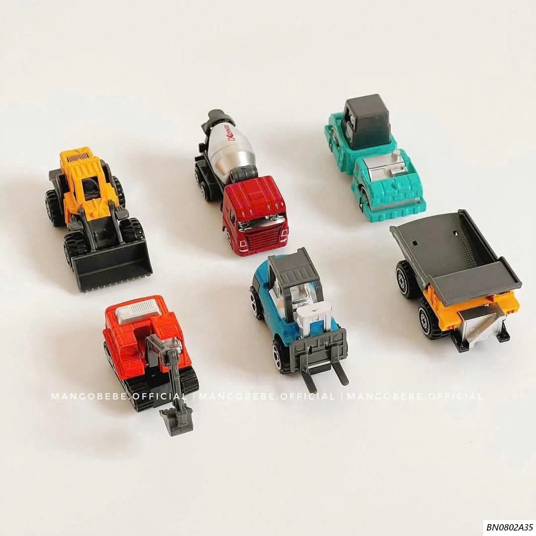 SÉT 6 XE ĐỒ CHƠI CÔNG TRƯỜNG VHO BÉ