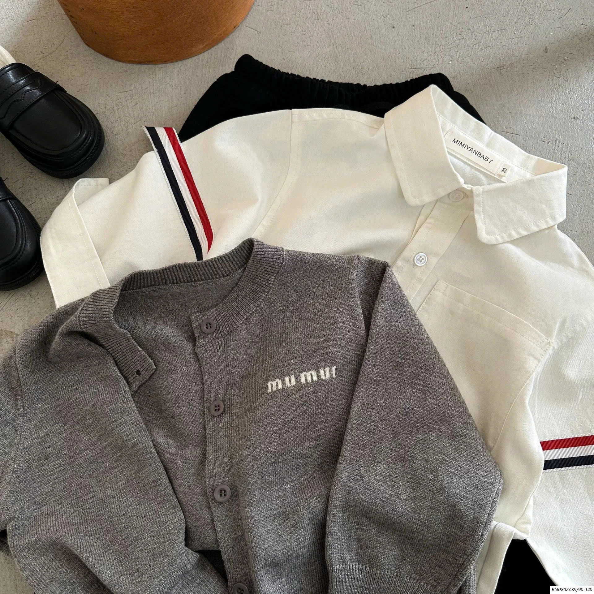 SƠ MI DÀI TAY 2 SỌC MMY