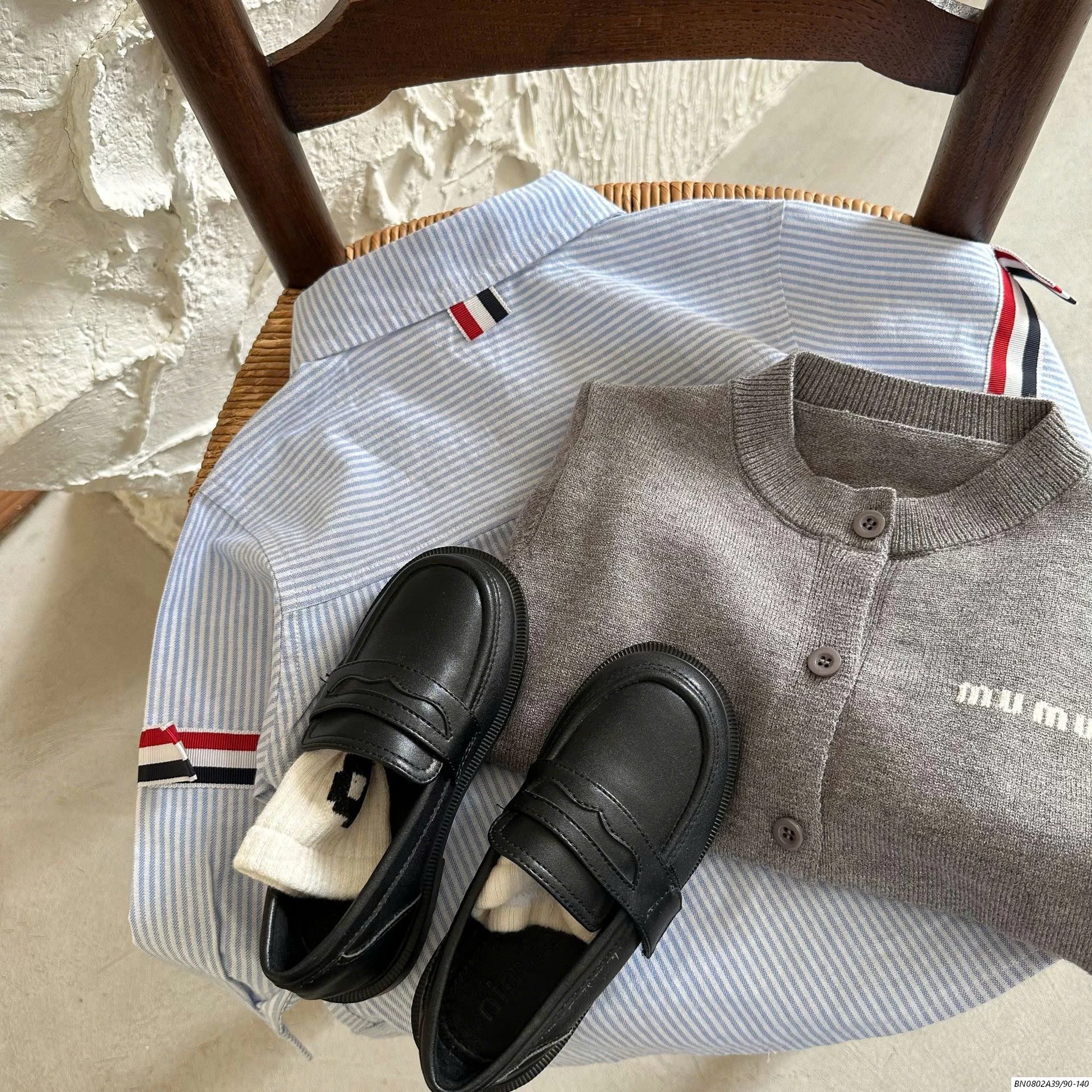 SƠ MI DÀI TAY 2 SỌC MMY