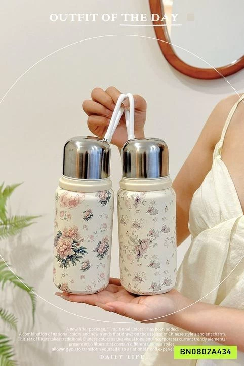 BÌNH GIỮ NHIỆT HOA MINI