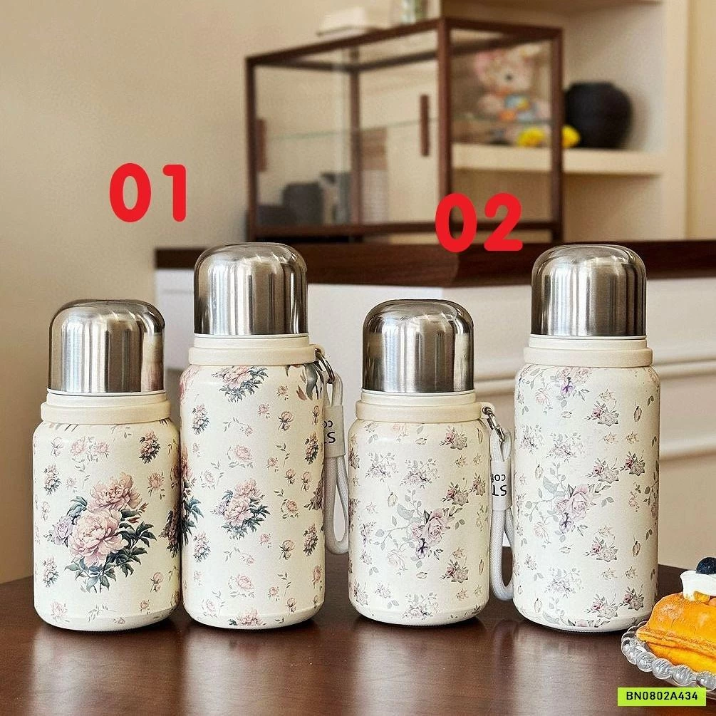 BÌNH GIỮ NHIỆT HOA MINI