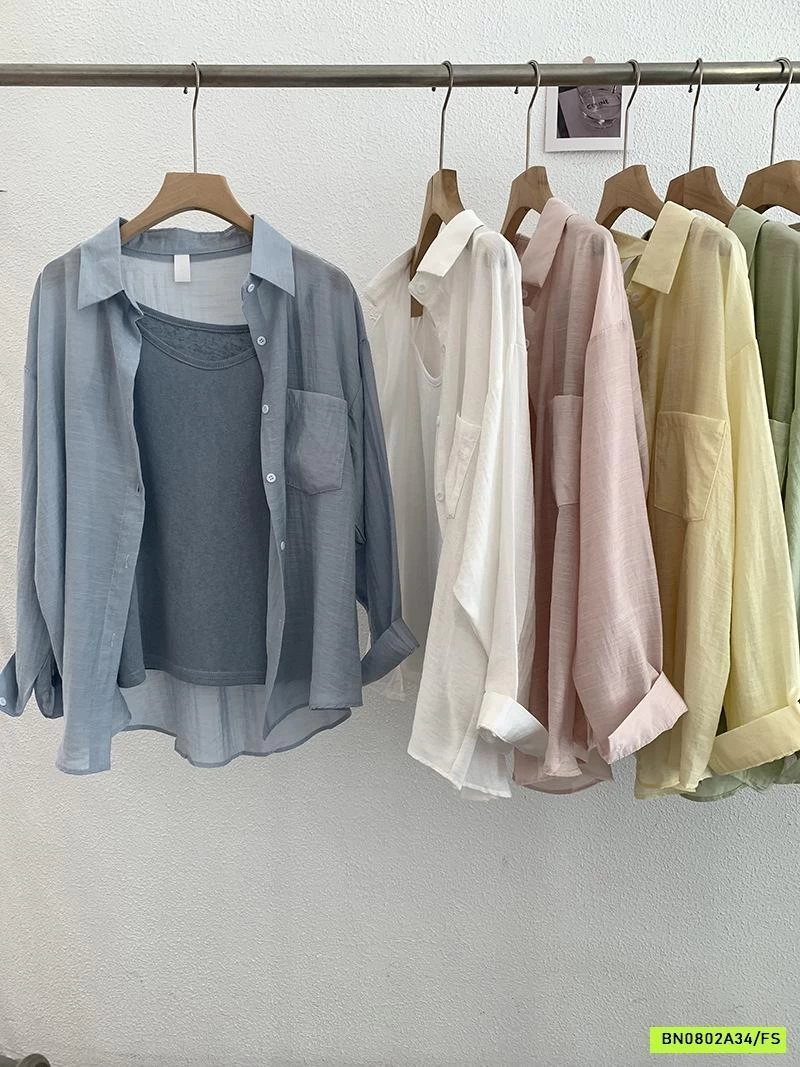 SÉT ÁO 2 DÂY + SƠ MI ĐŨI