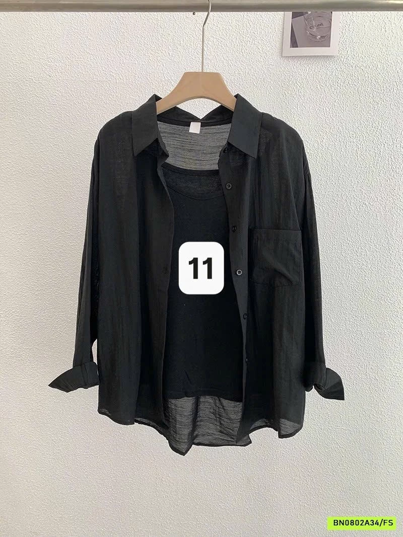 SÉT ÁO 2 DÂY + SƠ MI ĐŨI