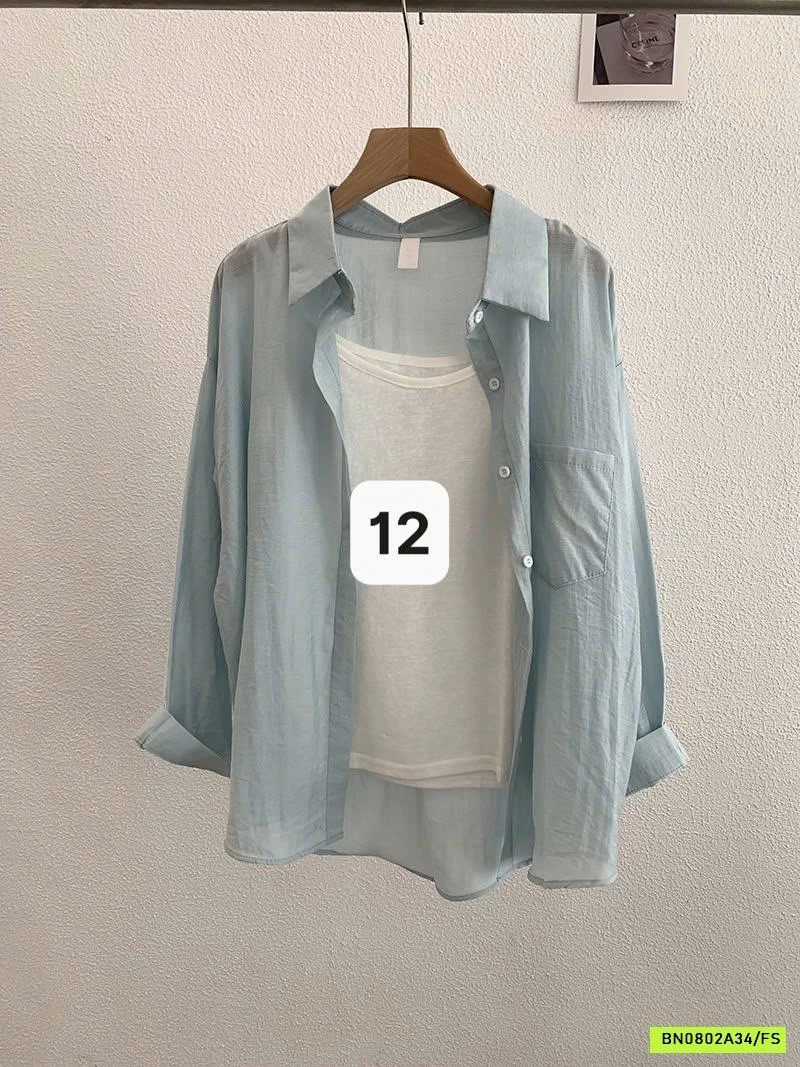 SÉT ÁO 2 DÂY + SƠ MI ĐŨI