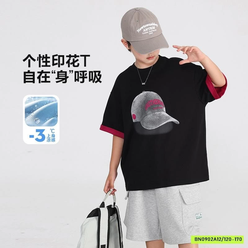 ÁO THUN IN MŨ KẾT HHBABY