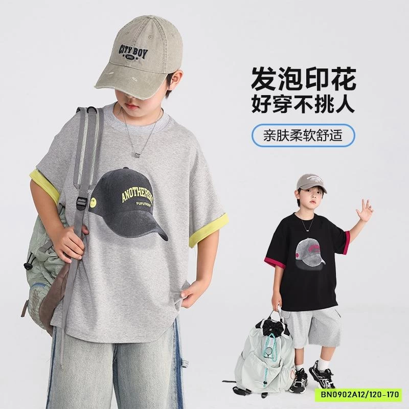 ÁO THUN IN MŨ KẾT HHBABY