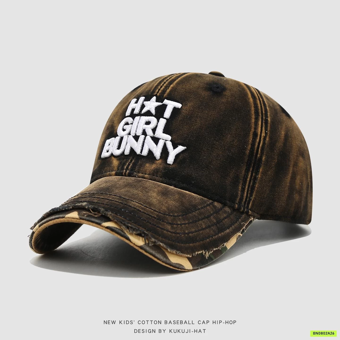 MŨ KẾT LOANG THÊU CHỮ BG