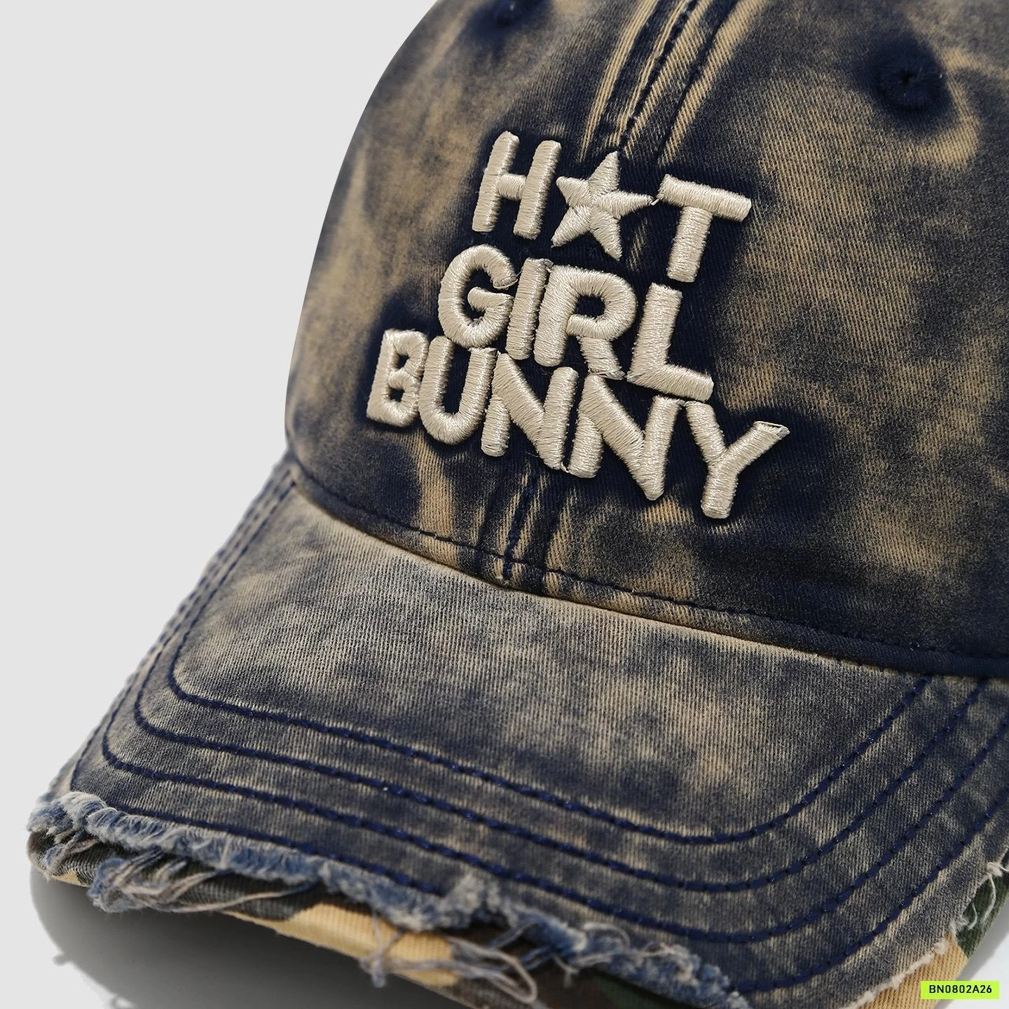 MŨ KẾT LOANG THÊU CHỮ BG