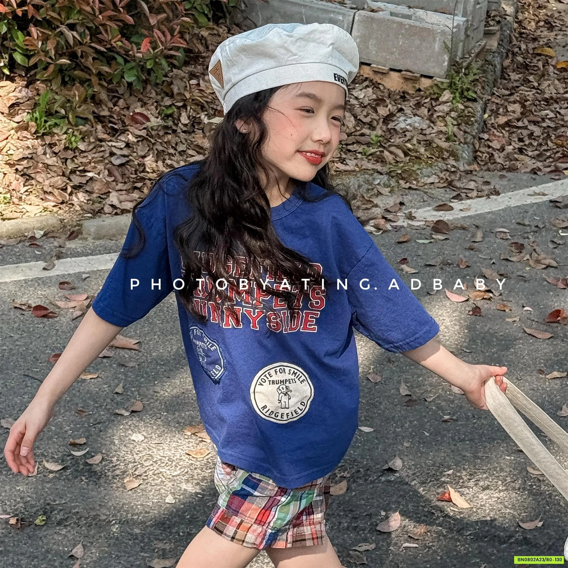 ÁO THUN CHỮ KÈM LOGO 6266 ADBABY