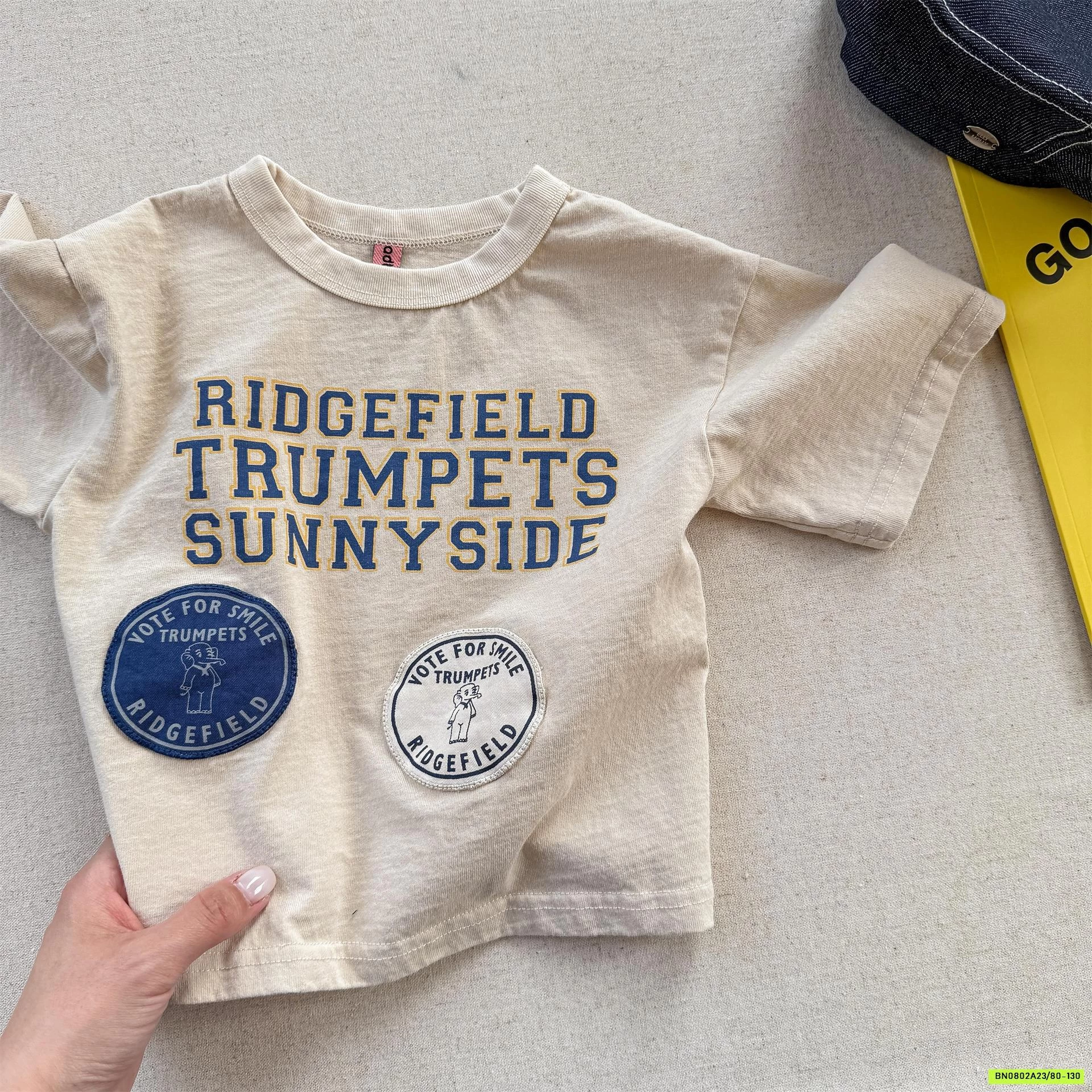 ÁO THUN CHỮ KÈM LOGO 6266 ADBABY