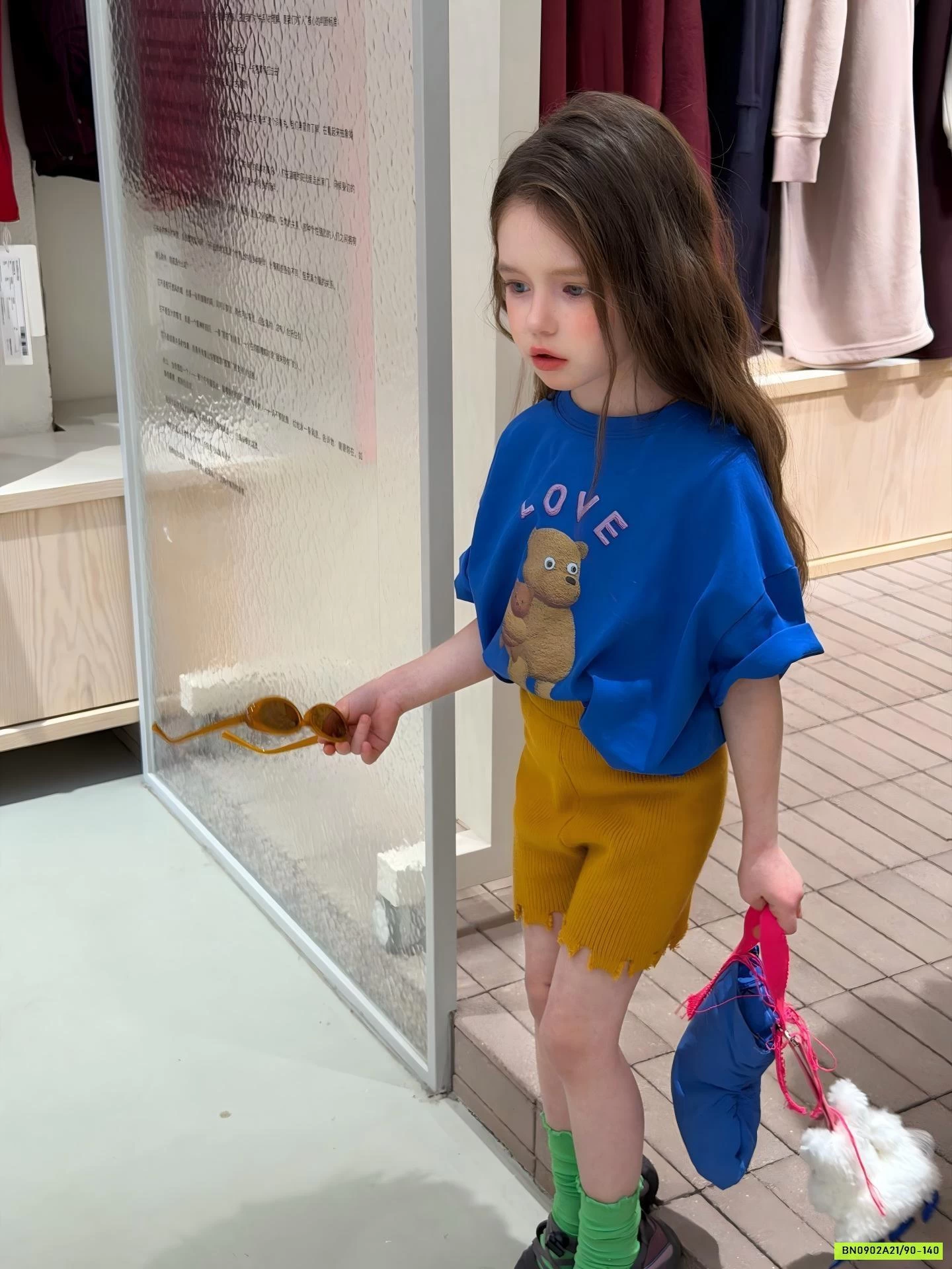 ÁO GẤU COBAN MIX LEGGING VÀNG