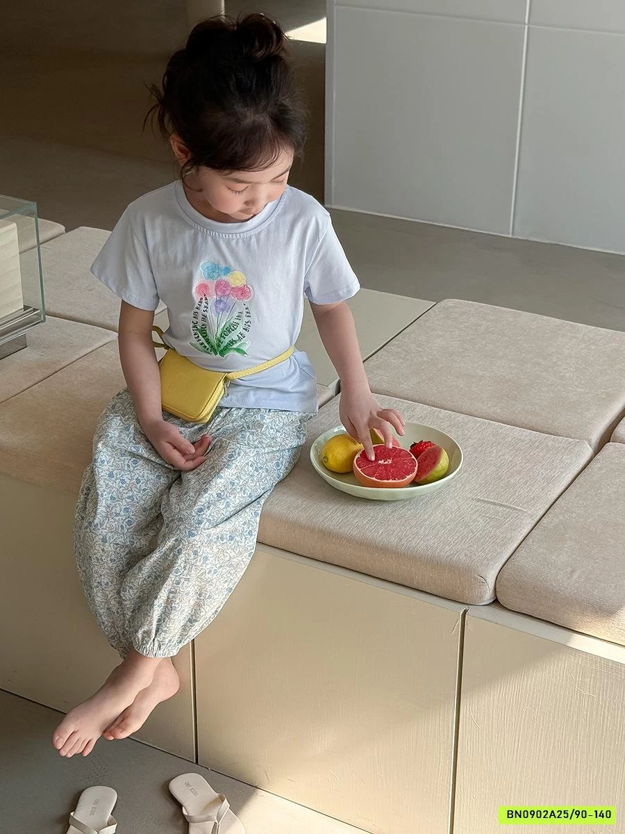 ÁO THUN IN HÌNH MIX QUẦN BOM HOA