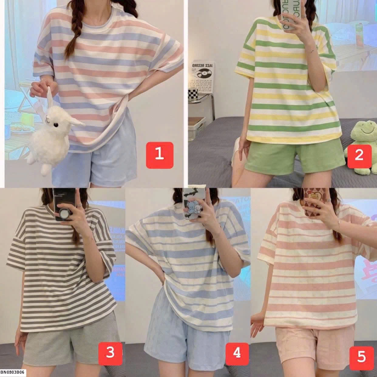 BỘ COTTON CỘC TAY