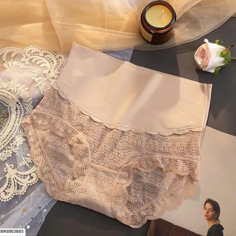 SÉT 5 QUẦN CHIP CẠP CAO PHỐI REN