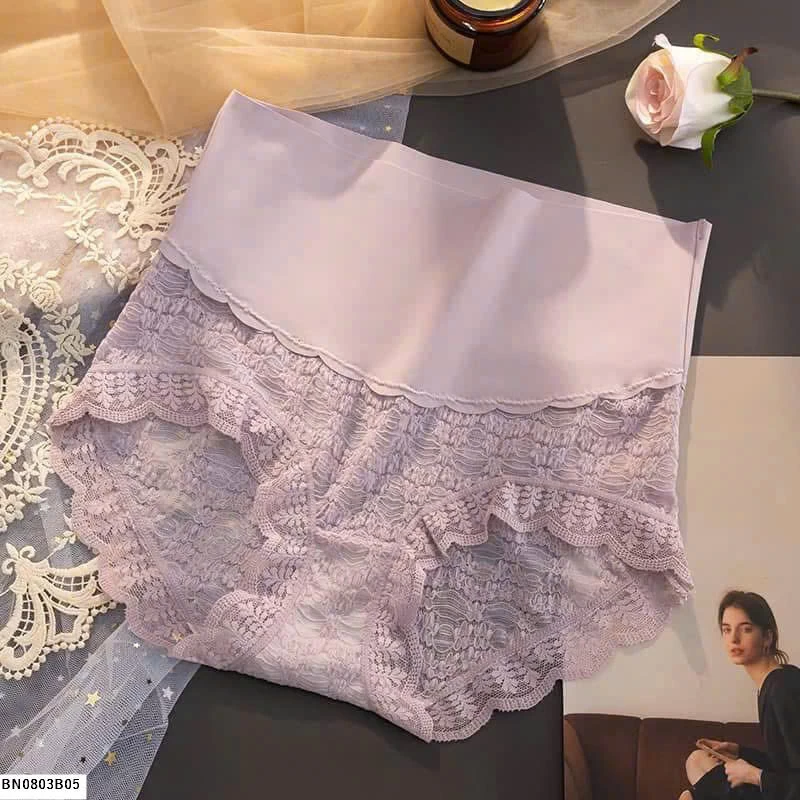 SÉT 5 QUẦN CHIP CẠP CAO PHỐI REN