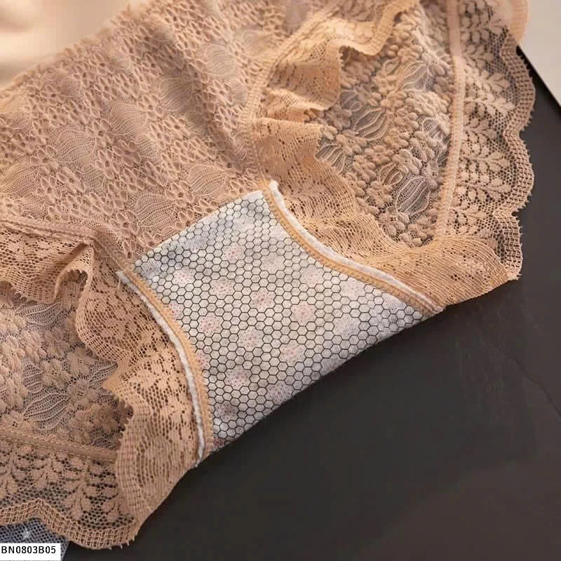 SÉT 5 QUẦN CHIP CẠP CAO PHỐI REN