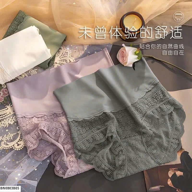 SÉT 5 QUẦN CHIP CẠP CAO PHỐI REN