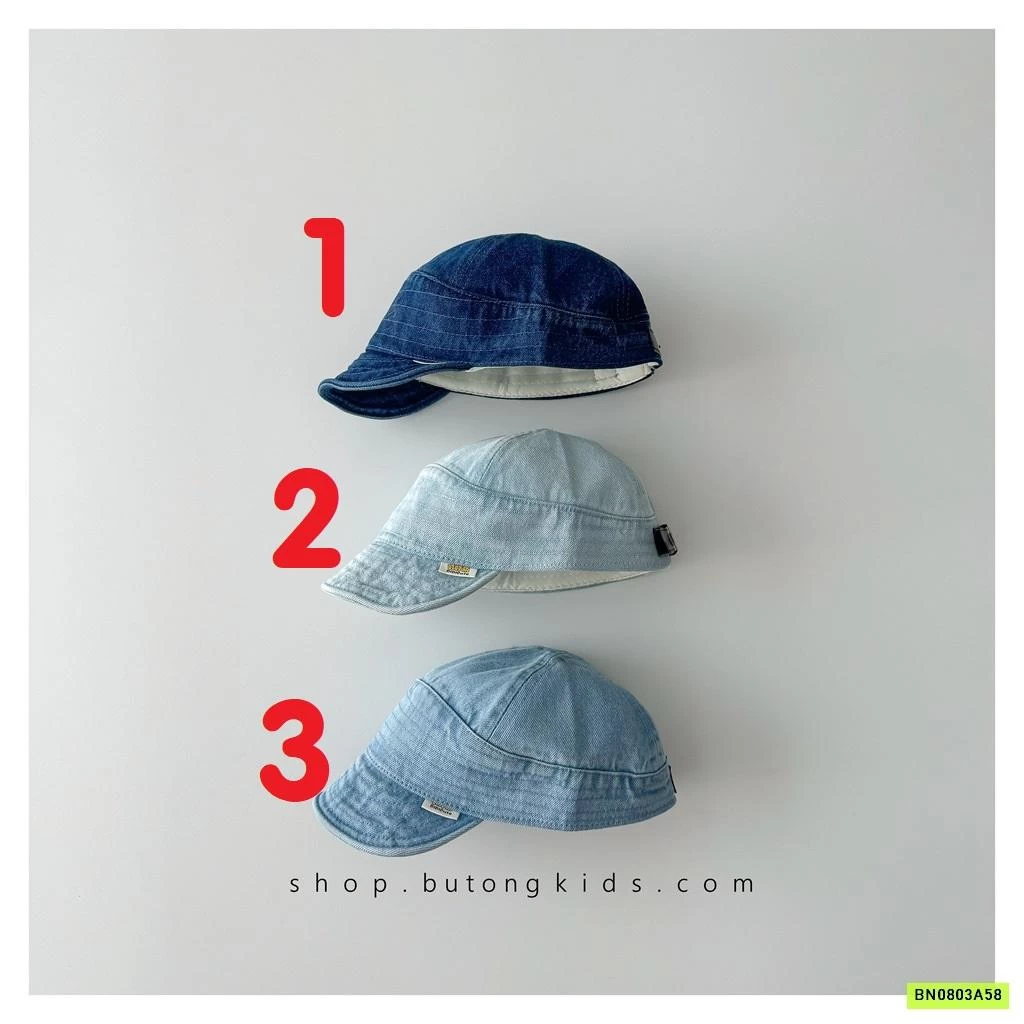 MŨ LƯỠI TRAI JEANS SZ NHÍ