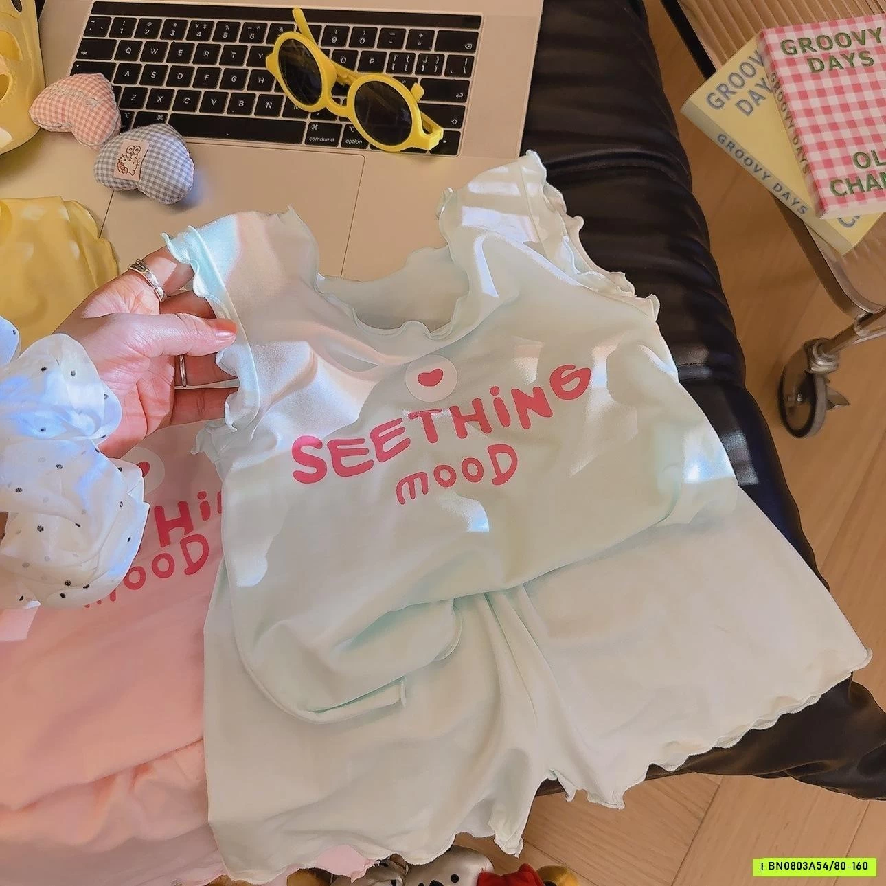 BỘ COTTON THUN LẠNH VIỀN BÈO