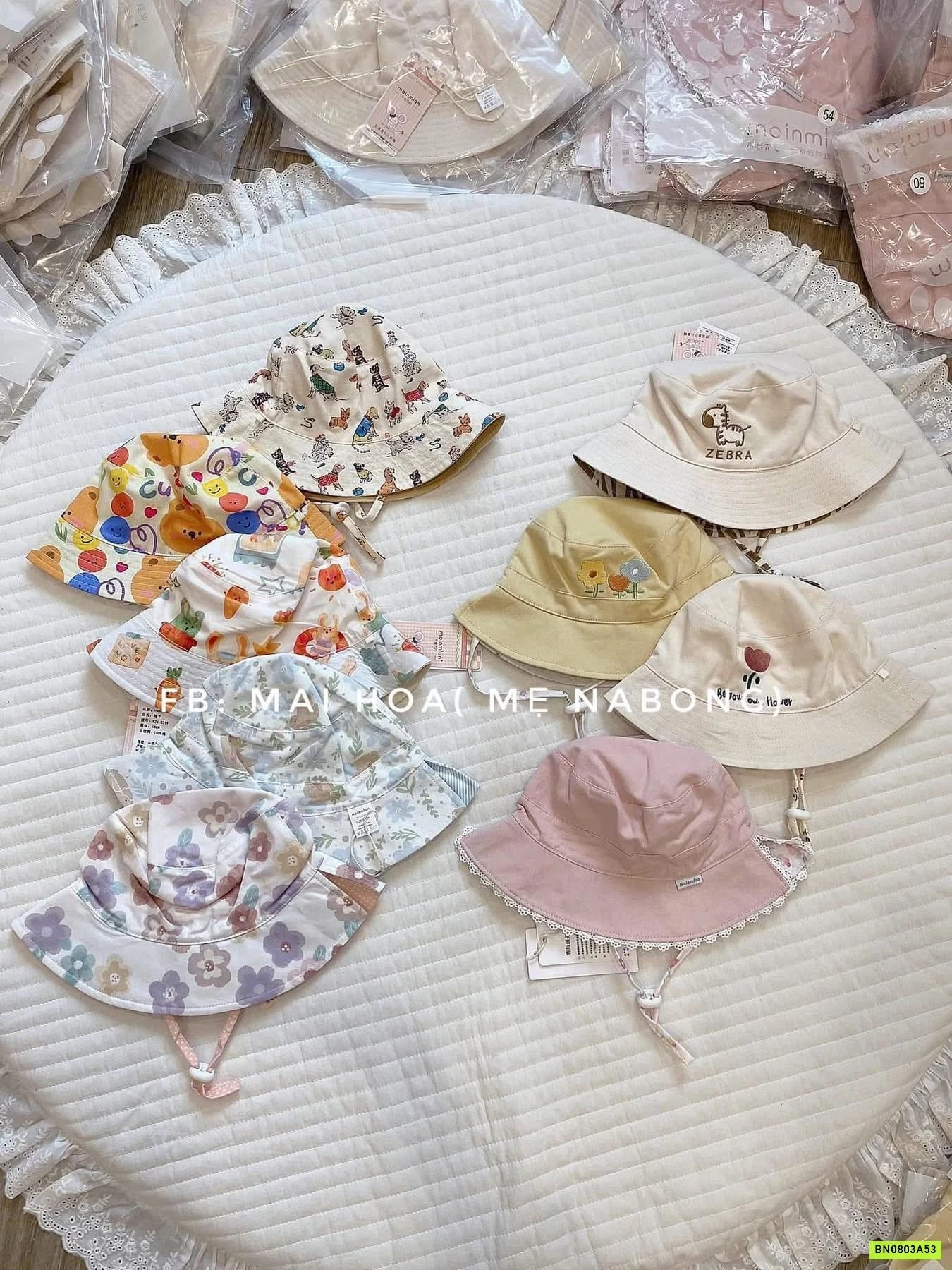 BST MŨ BÈO 2 MẶT MOINMLON