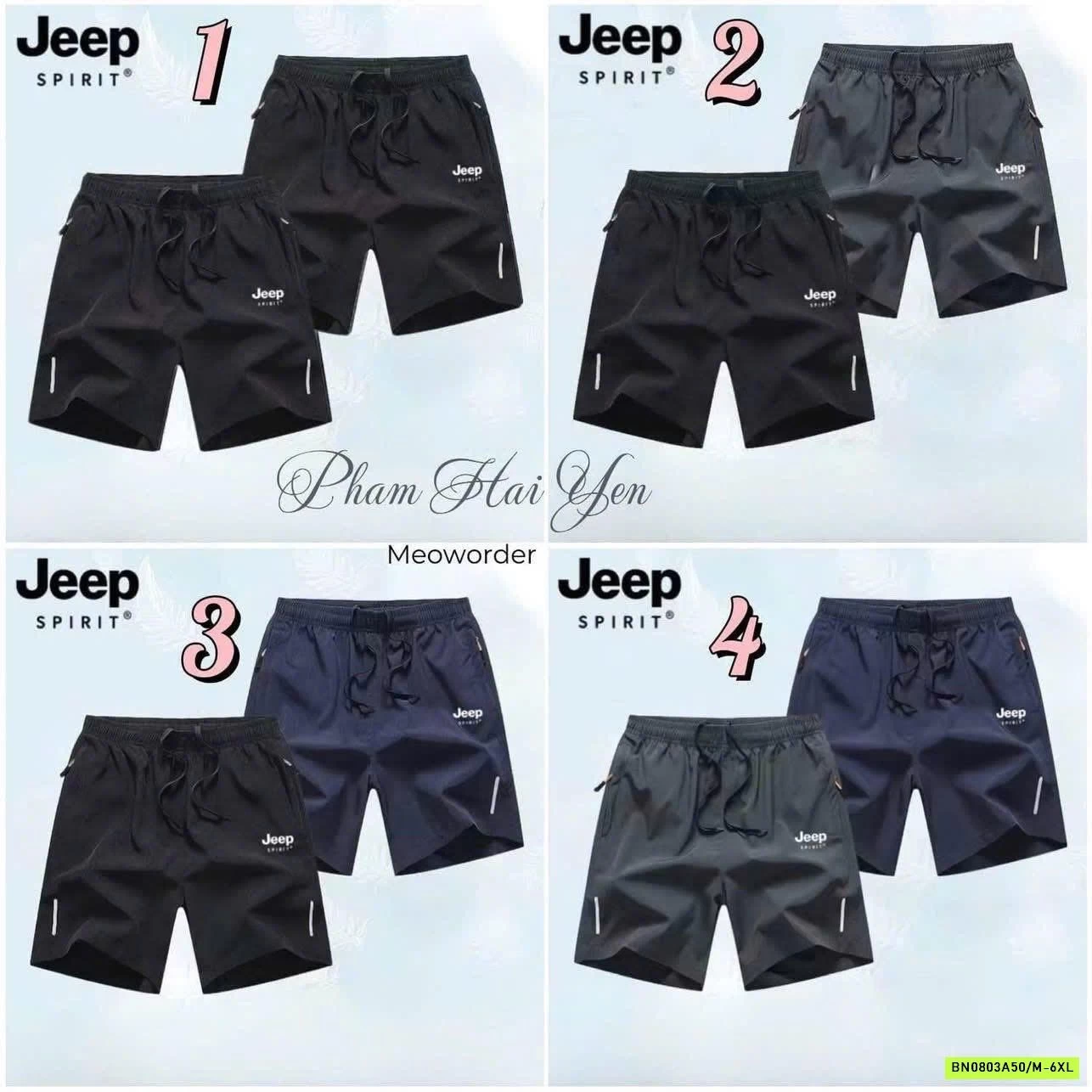 SÉT 2 QUẦN GIÓ NAM JEEP