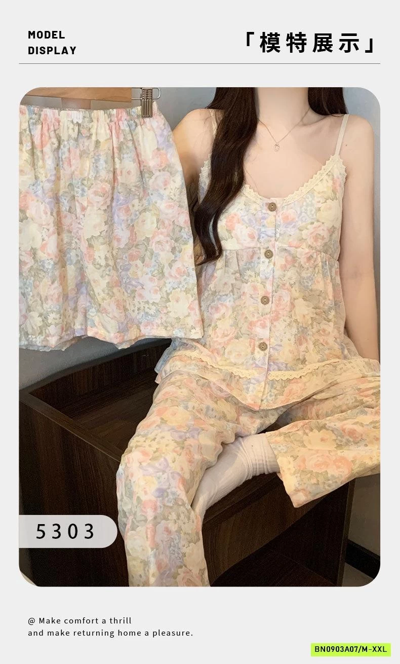 SET HOA NHÍ 3 MÓN MẶC NHÀ