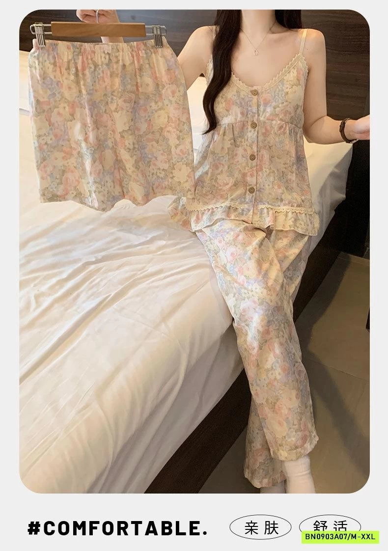 SET HOA NHÍ 3 MÓN MẶC NHÀ