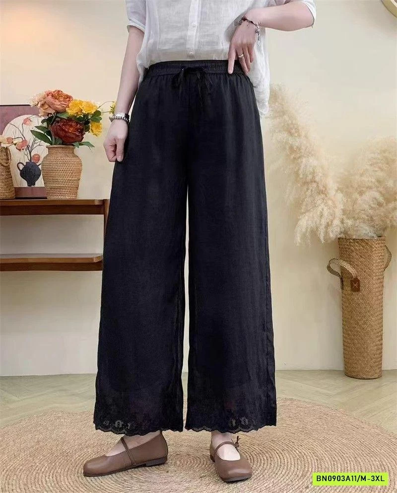 QUẦN ĐŨI SUÔNG THÊU VIỀN GẤU