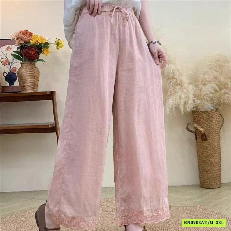 QUẦN ĐŨI SUÔNG THÊU VIỀN GẤU