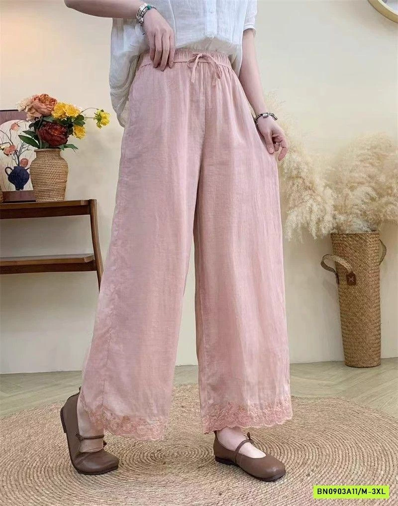 QUẦN ĐŨI SUÔNG THÊU VIỀN GẤU