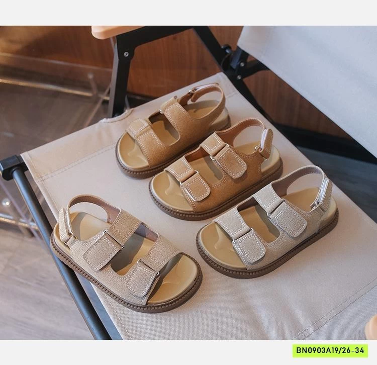 SANDAL QUAI DÁN DA LỘN TONE NÂU