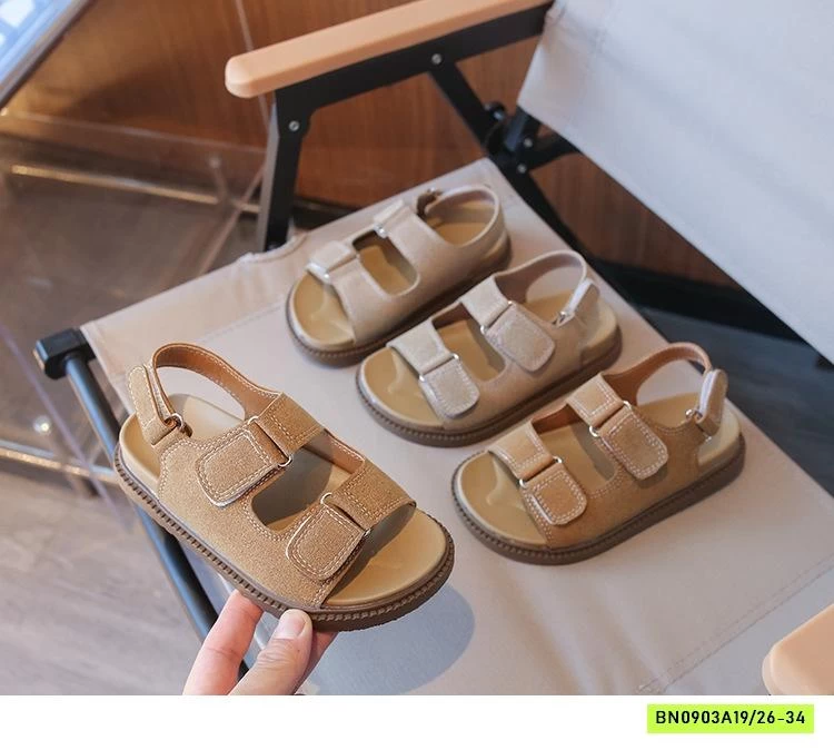 SANDAL QUAI DÁN DA LỘN TONE NÂU
